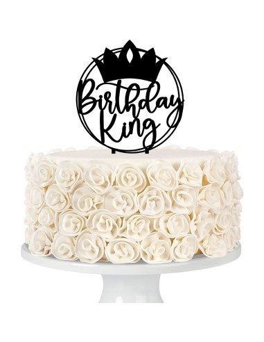 Taarttopper op Maat: Birthday King Rond