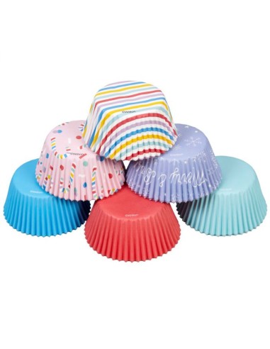 Wilton Baking Cups Holiday Mix -150st- 