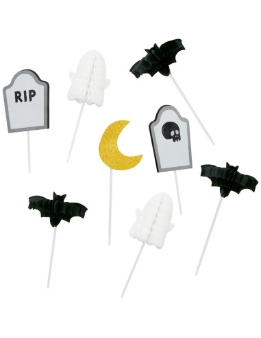 Wilton Cupcake Toppers Halloween -8st-