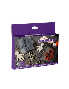 Decora Uitsteker & Stencil Set Gingerbread Pop -6st-