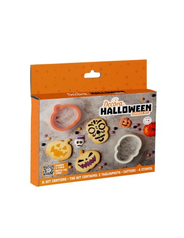 Decora Uitsteker & Stencil Set Halloween -6st-