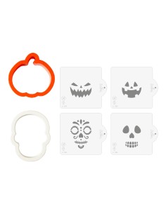 Decora Uitsteker & Stencil Set Halloween -6st- 2