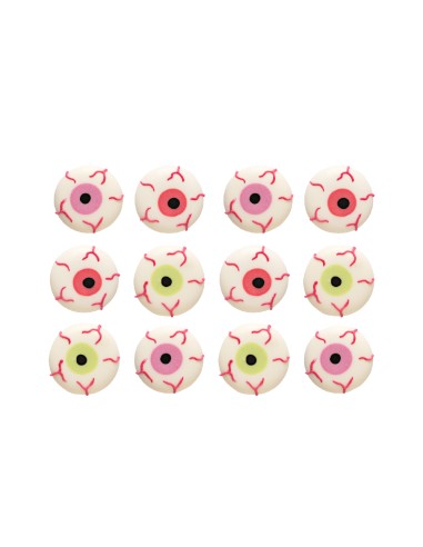 Decora Suikerdeccoratie Scary Eyes -6st-