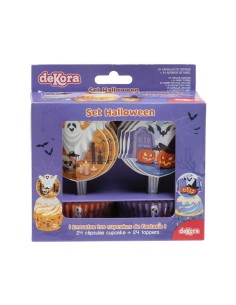 Dekora Baking Cups & Toppers Halloween -24st- 2