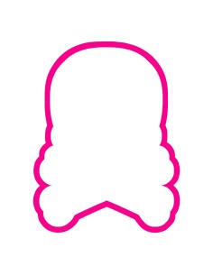 3D Uitsteker op Maat: Doodshoofd