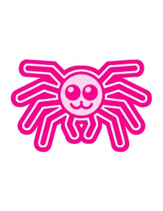 3D Uitsteker op Maat: Spin Cartoon met Stempel