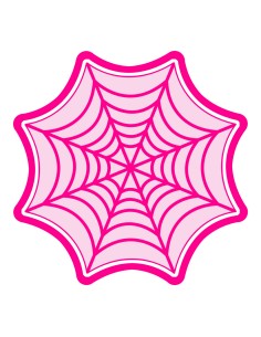 3D Uitsteker op Maat: Spinnenweb met Stempel