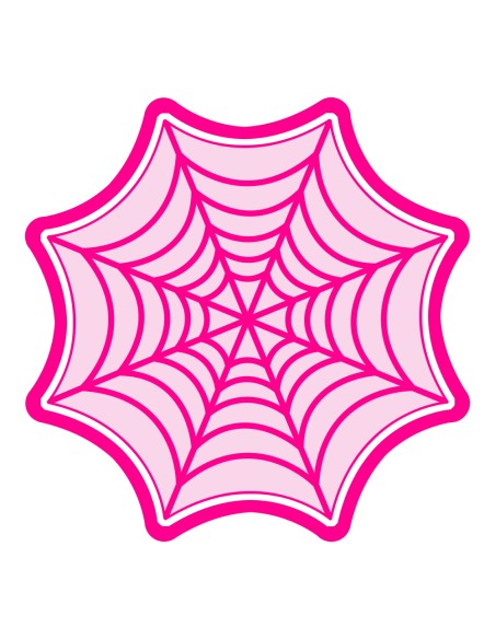 3D Uitsteker op Maat: Spinnenweb met Stempel