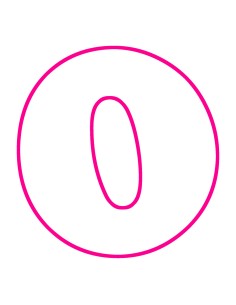 3D Uitsteker op Maat: Cooper Cijfer 0