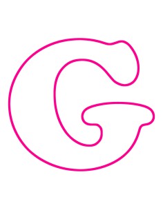 3D Uitsteker op Maat: Cooper Letter G