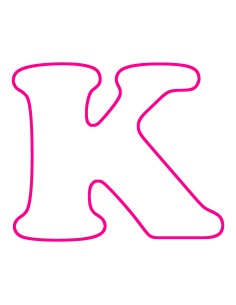 3D Uitsteker op Maat: Cooper Letter K