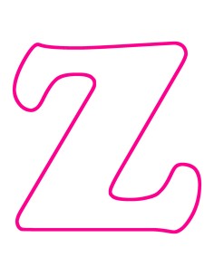 3D Uitsteker op Maat: Cooper Letter Z