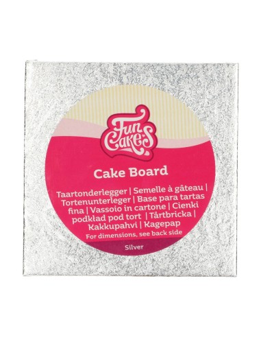 FunCakes Cake Board Vierkant -12,5x12,5cm-
