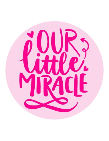 3D Stempel op Maat: Our Little Miracle