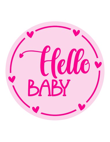 3D Stempel op Maat: Hello Baby