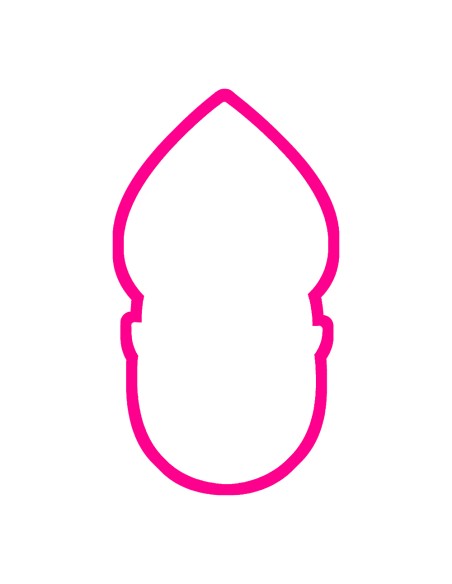 3D Uitsteker op Maat: Sinterklaas Hoofd