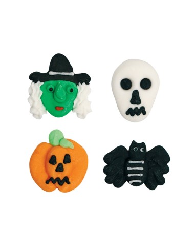 Culpitt Suikerdecoratie Halloween Assorti -12st-