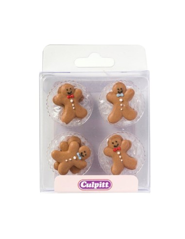 Culpitt Suikerdecoratie Gingerbread -12st-