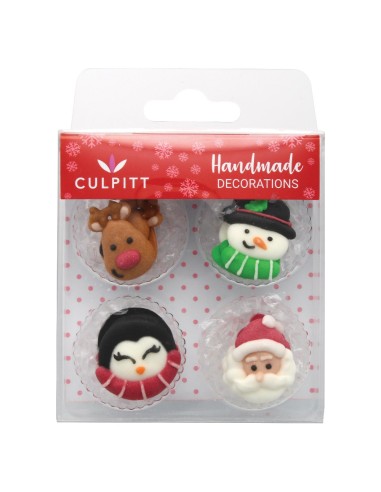 Culpitt Suikerdecoratie Christmas Favourites -12st-