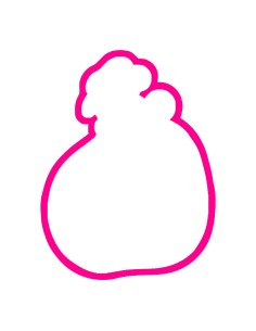 3D Uitsteker op Maat: Zak van Sinterklaas