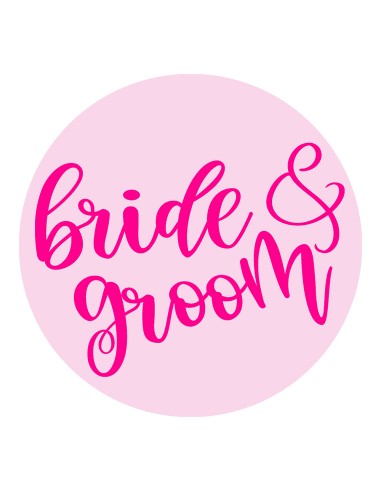 3D Stempel op Maat: Bride & Groom