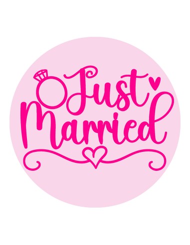 3D Stempel op Maat: Just Married