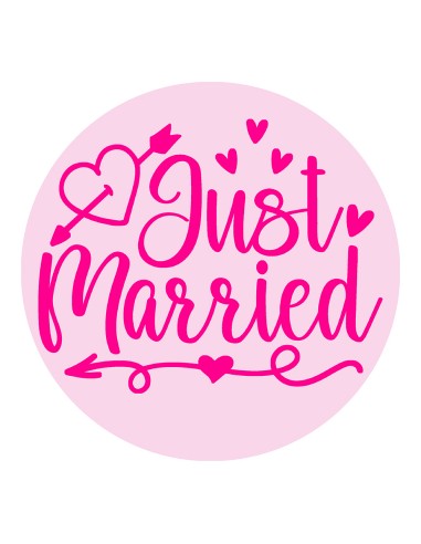 3D Stempel op Maat: Just Married 2