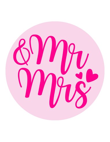 3D Stempel op Maat: Mr & Mrs