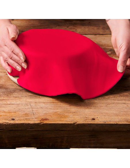 FunCakes Uitgerolde Fondant Disc Fire Red