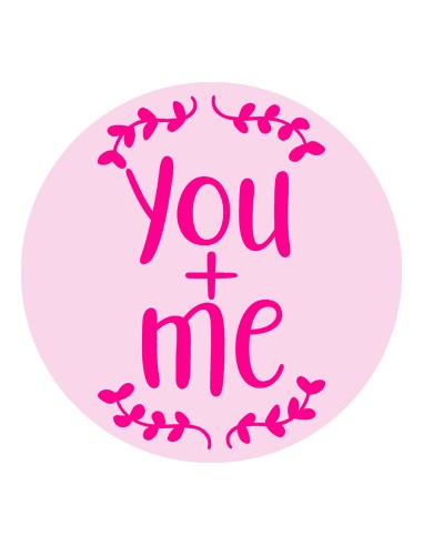 3D Stempel op Maat: You + Me