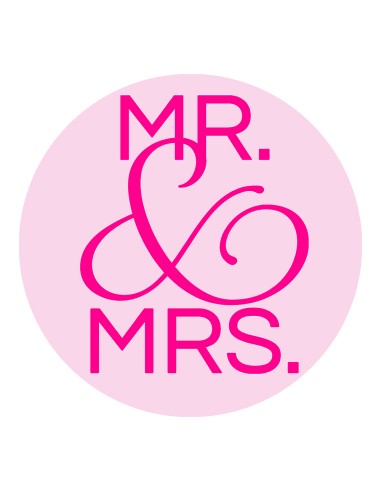 3D Stempel op Maat: Mr & Mrs 2