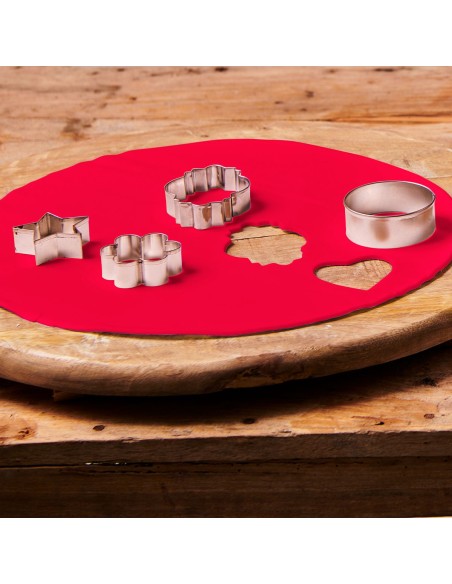 FunCakes Uitgerolde Fondant Disc Fire Red