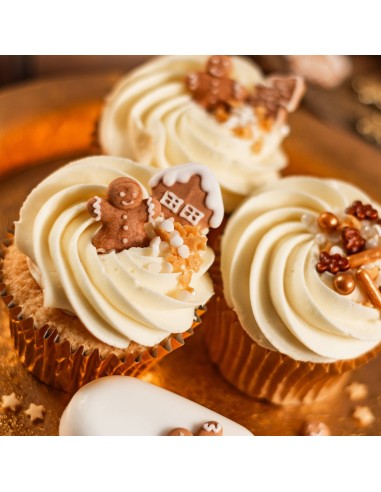 Culpitt Suikerdecoratie Gingerbread Dorp -12st-