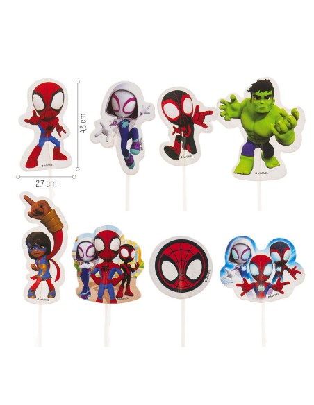 Dekora Cupcake Toppers Spidey Set -16st-