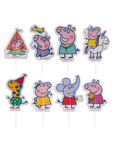 Dekora Cupcake Toppers Peppa Pig Set -16st-