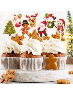 Dekora Cupcake Toppers Kerst -16st- 2