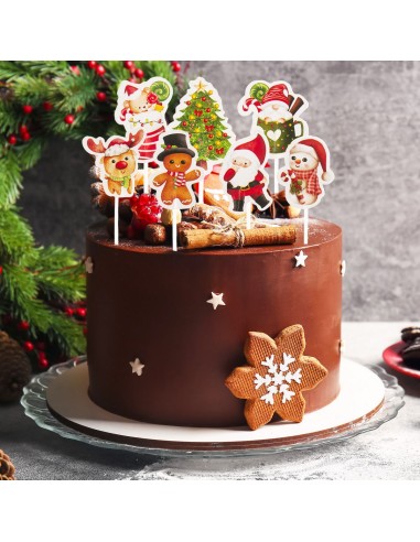 Dekora Cupcake Toppers Kerst -16st-