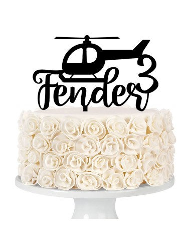 Taarttopper op Maat: Helikopter met Naam en Leeftijd