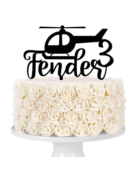 Taarttopper op Maat: Helikopter met Naam en Leeftijd