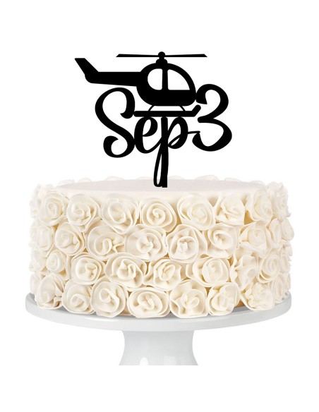 Taarttopper op Maat: Helikopter met Naam en Leeftijd