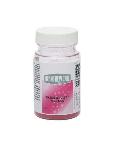 BrandNewCake Sneeuwsuiker Parelmoer Roze -25gr- //