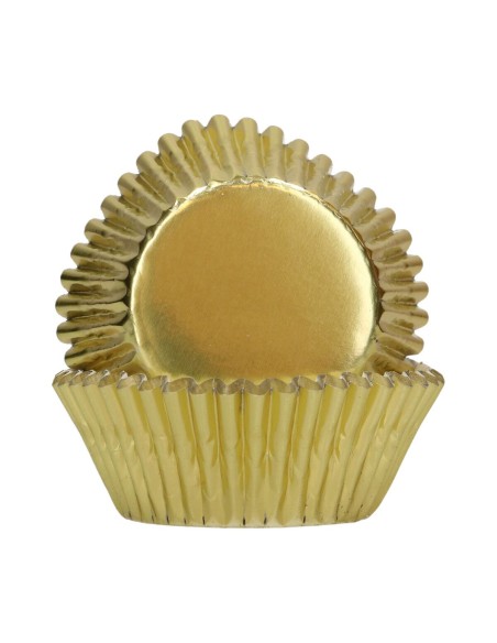 FunCakes Baking Cups Folie Metallic Goud -48st-