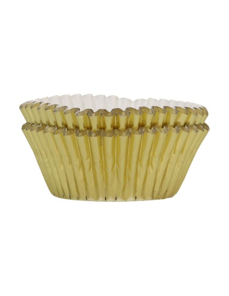 FunCakes Baking Cups Folie Metallic Goud -48st-