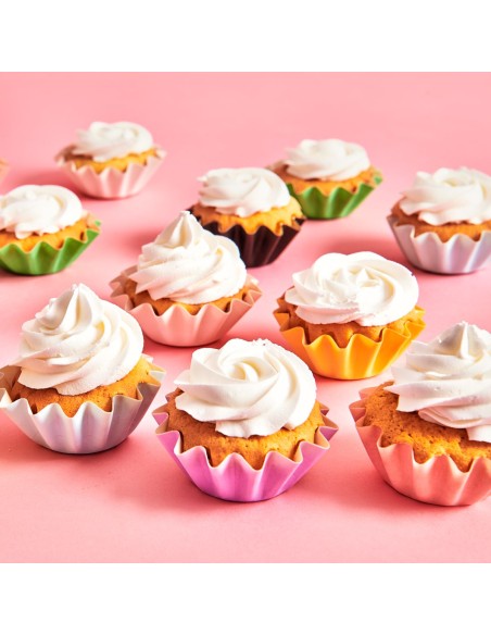FunCakes Baking Cups Bloom Pastel Paars -48st-