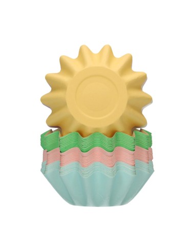 FunCakes Baking Cups Bloom Regenboog Mix -48st-