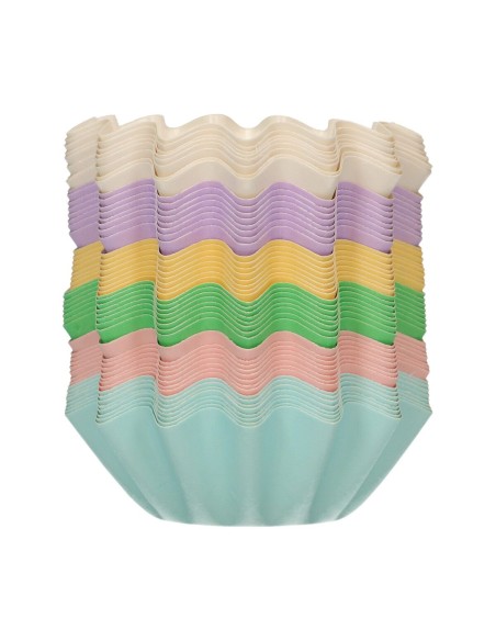 FunCakes Baking Cups Bloom Regenboog Mix -48st-