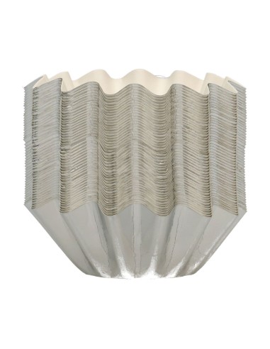 FunCakes Baking Cups Bloom Metallic Zilver -48st- //