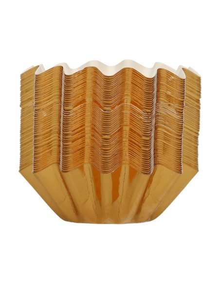 FunCakes Baking Cups Bloom Metallic Goud -48st-