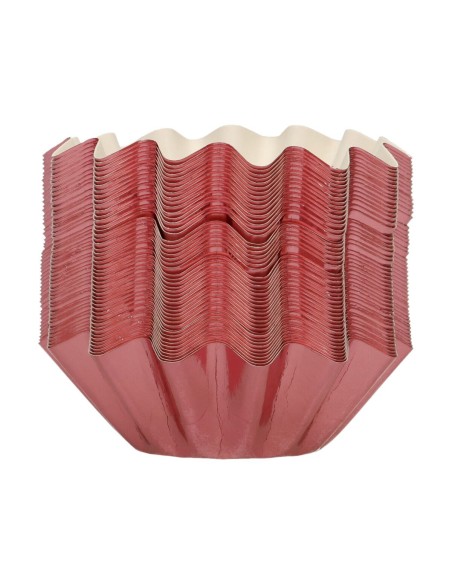 FunCakes Baking Cups Bloom Metallic Rosé Goud -48st- //