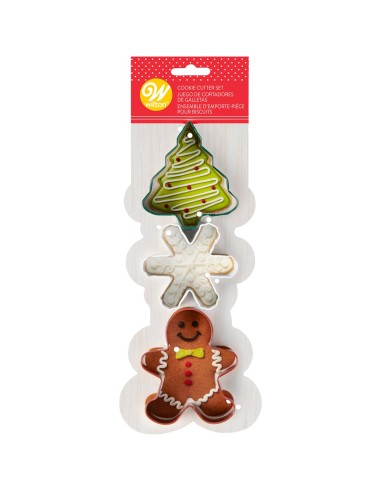 Wilton Koekjes Uitsteker Set Kerst -3st- 